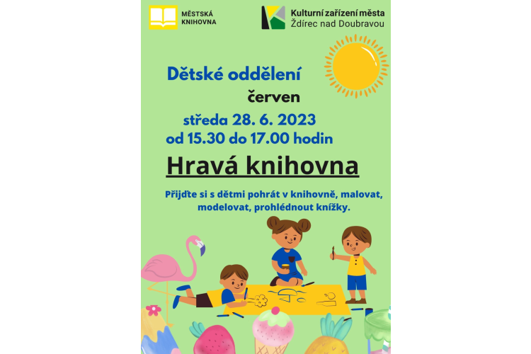 Hravá knihovna v červnu