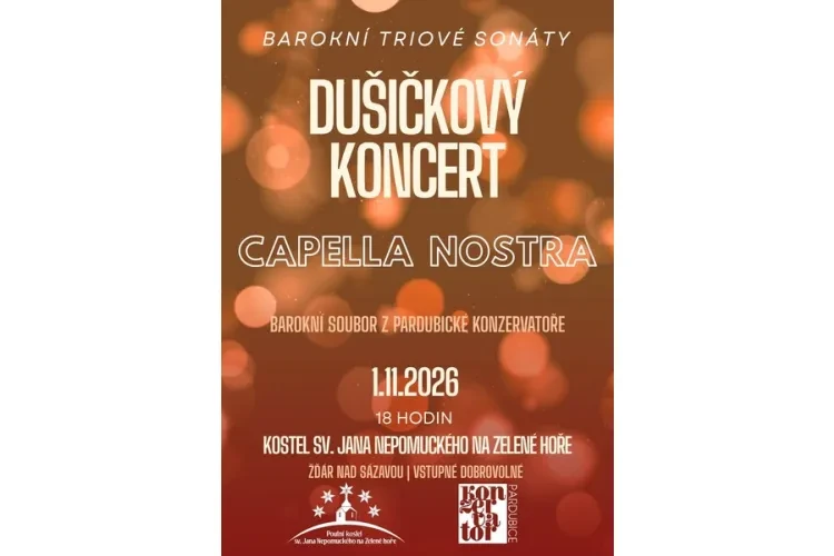Dušičkový koncert s Capella Nostra