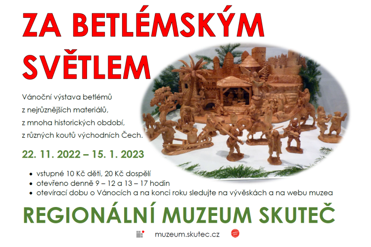 ZA BETLÉMSKÝM SVĚTLEM - vánoční výstava betlémů