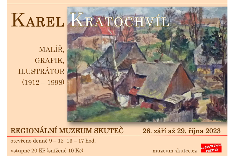 Karel Kratochvíl - výstava ve Skutči