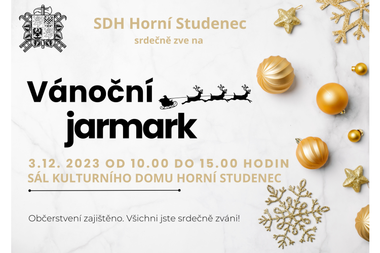 Vánoční jarmark v Horním Studenci