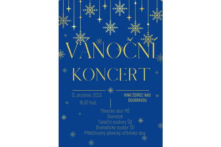 Vánoční koncert v městském kině