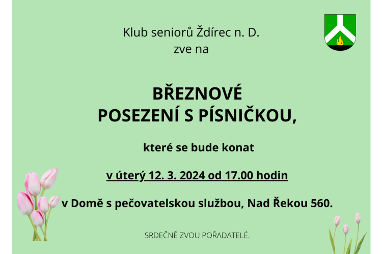 Březnové posezení s písničkou