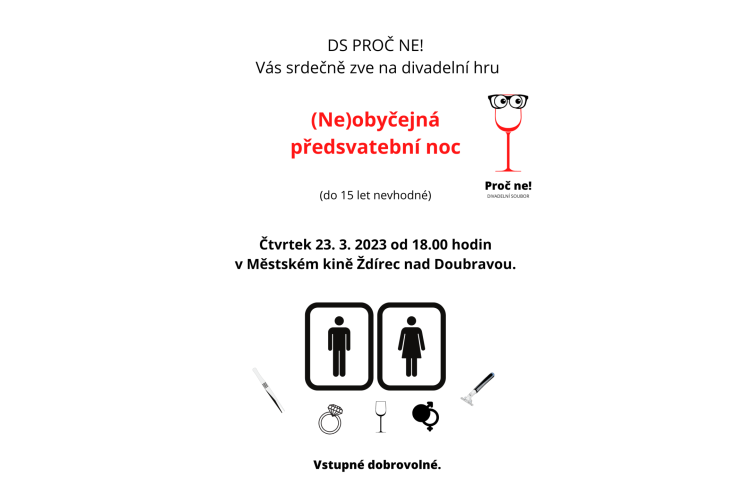 (Ne)obyčejná předsvatební noc - divadelní hra