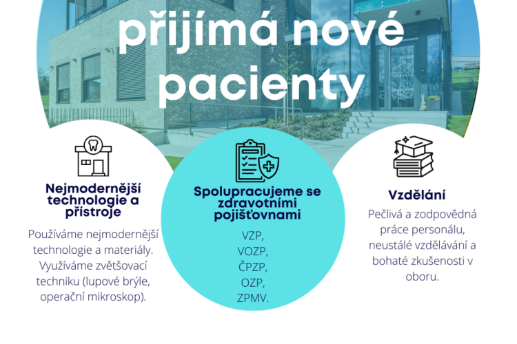 Zubní klinika Implanta v Ledči nad Sázavou přijímá nové pacienty