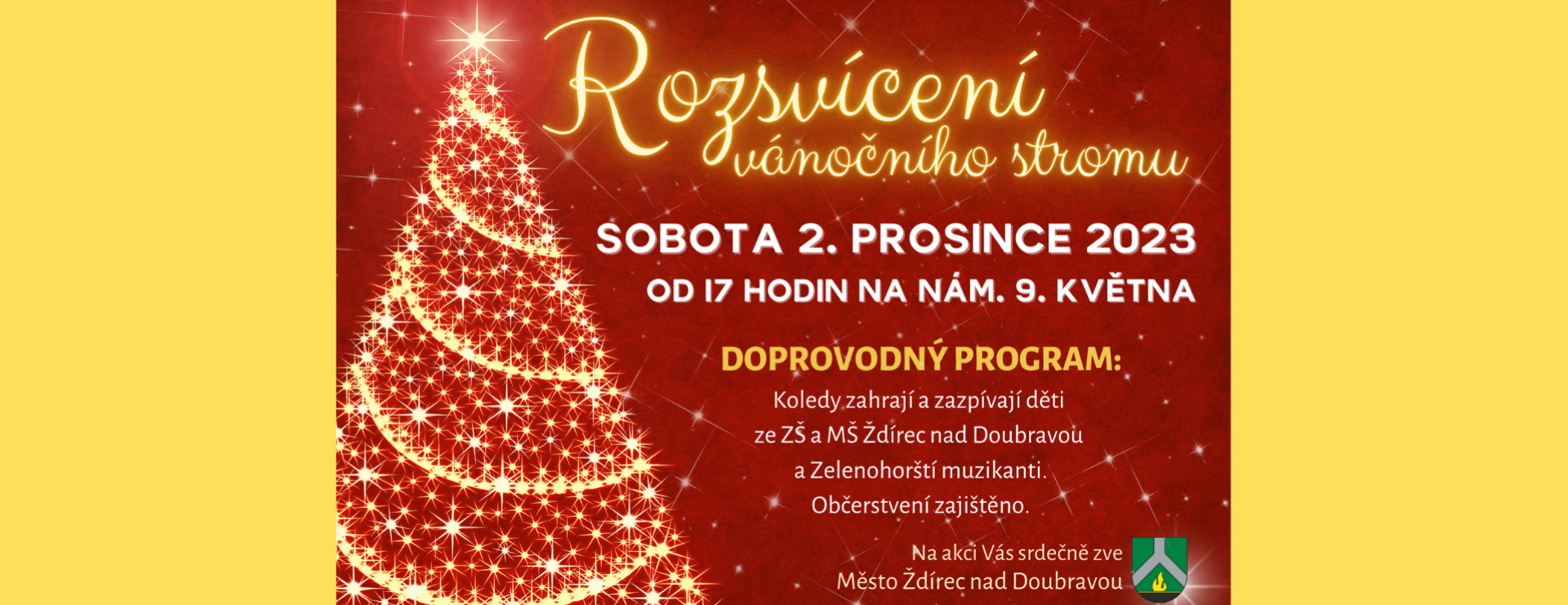 Rozsvícení vánočního stromu