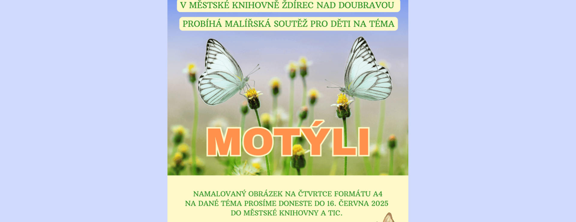 Malířská soutěž v městské knihovně