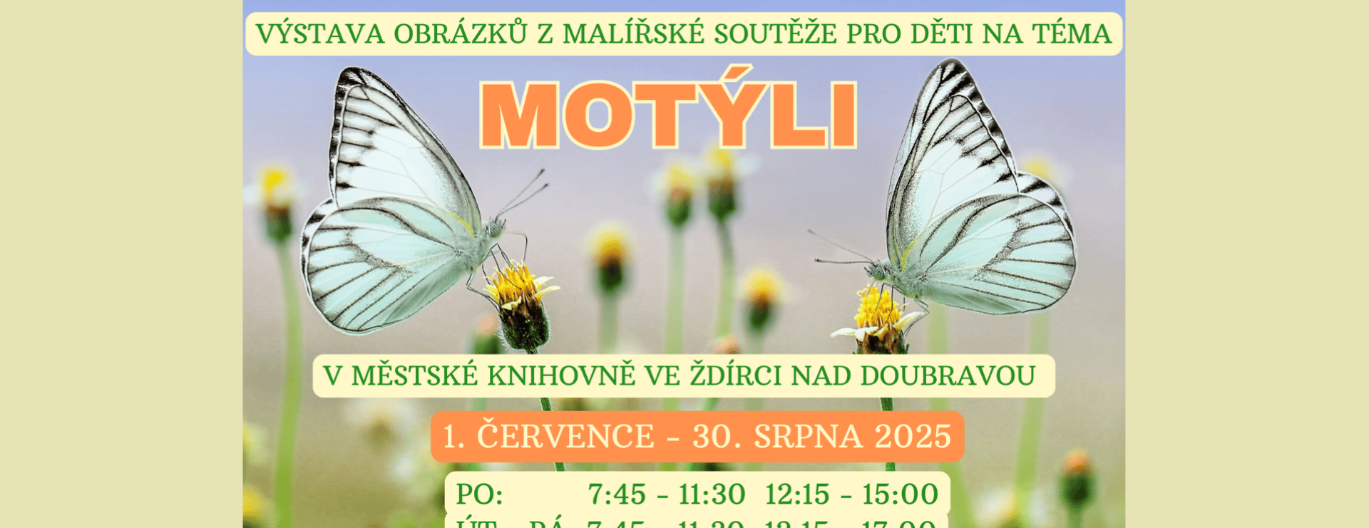 Výstava Motýli